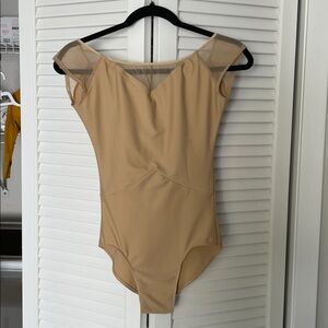 ballet maniacs tan leotard